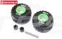 LOS-1818 LOSI LMT Monster Truck Reifen Grün Medium, Set