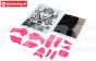 LOS-2302 PROMOTO Kunstst.-Aufkl. Rosa, Set.