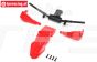 LOS-2307 Promoto Schutzblech, Lenker, Schutz Rot, Set