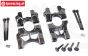 TPS7050 Alu-Differential halter Schwarz BWS-LOSI, Set