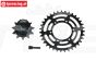 MX3511S-BK PROMOTO Kettenradsatz 11-35Z, Set