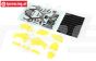 LOS260003 PROMOTO Kunststoff Teilen/Aufkl. Gelb, Set.