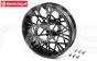 LOS46001 PROMOTO Hinterradfelge schwarz, 1 St.