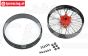 PRO283600T2 Pro-Spec V2 vorder felge Rot/Schwarz, set