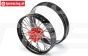 PRO283600T2 Pro-Spec V2 vorder felge Rot/Schwarz, set
