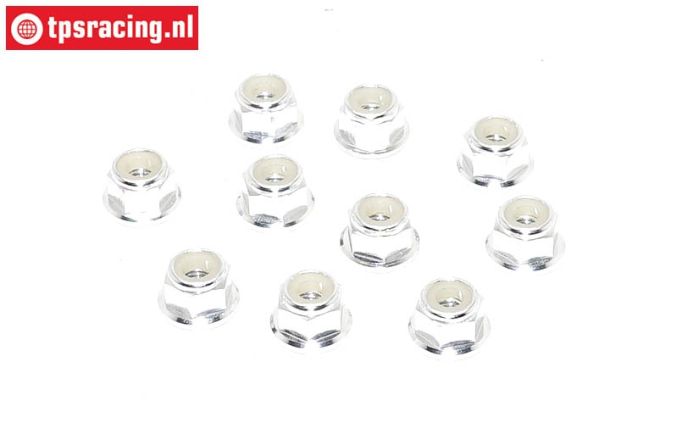 TPS1223/03 Alu-Sicherungs mutter M3 Silber, 10 st.
