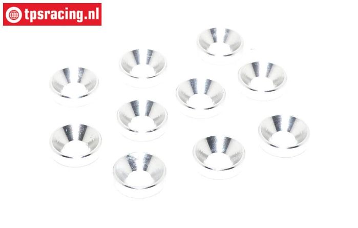 TPS1234/03 Alu-Senkring Ø4 mm Silber, 10 st.