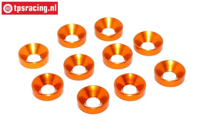 TPS1235/04 Alu-Senkring Ø5 mm Orange, 10 st.