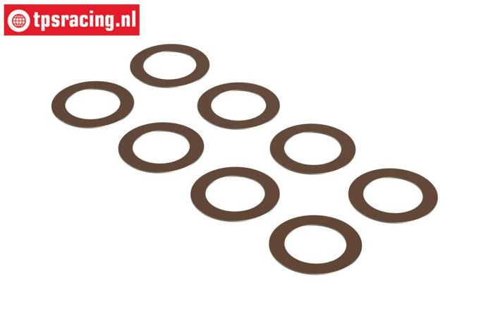 ARA709064 ARRMA Passscheibe Ø8-Ø12-D0,2 mm, 8 st.
