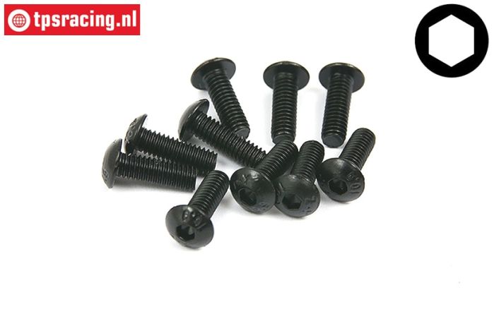 BWS56018 Linsenkopf schraube M4-L12 mm, 10 st.