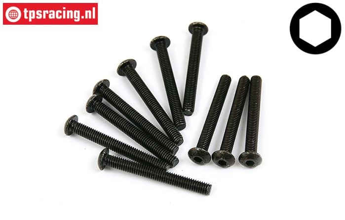 BWS56023 Linsenkopf schraube M4-L35 mm, 10 st.
