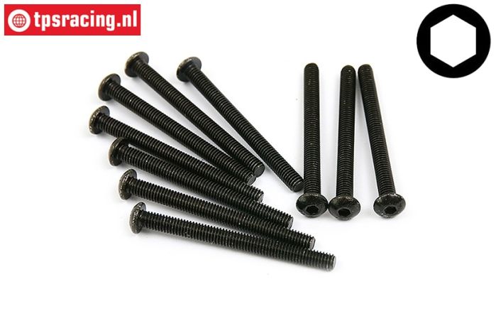 BWS56025 Linsenkopf schraube M4-L45 mm, 10 st.