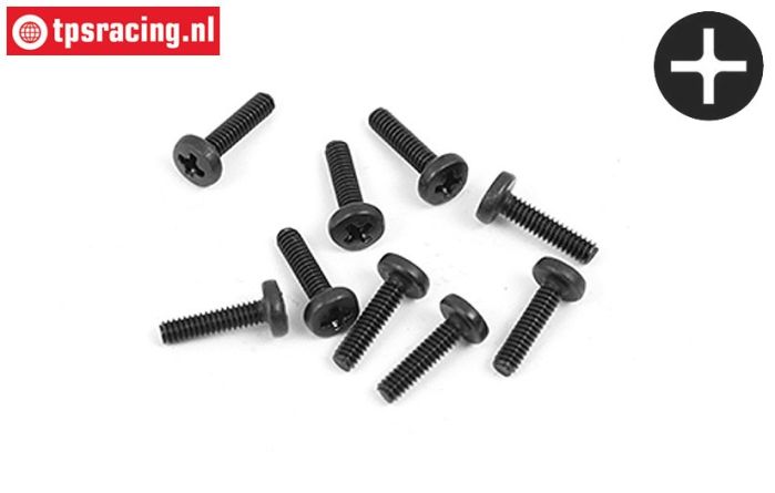 BWS56054 Linsenkop fschraube M2-L8 mm, 10 st.