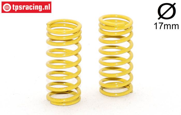 FG10192 Stoßd. feder progr. gelb Ø17-Ø2,3-L48 mm, 2 St.