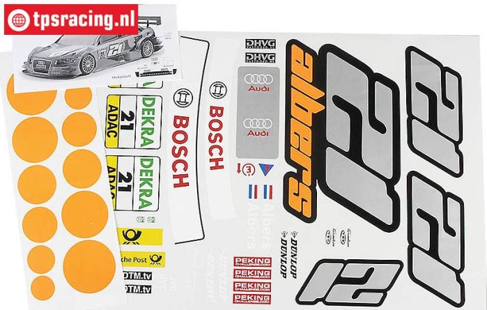 FG4156 Team Dekorbogen Audi A4 Albers, Set
