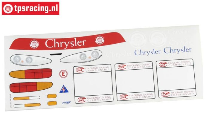 FG5070/01 Dekorbogen FG Chrysler Viper Team, Set