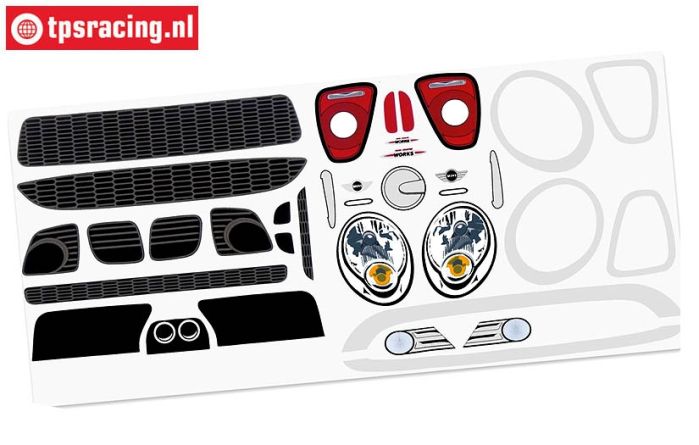 FG5185/01 Dekorbogen MINI Cooper, Set