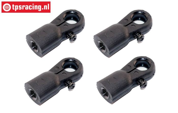 FG6029/04 Kugelgelenk nachstellbar M6-Ø10 mm, 4 st.