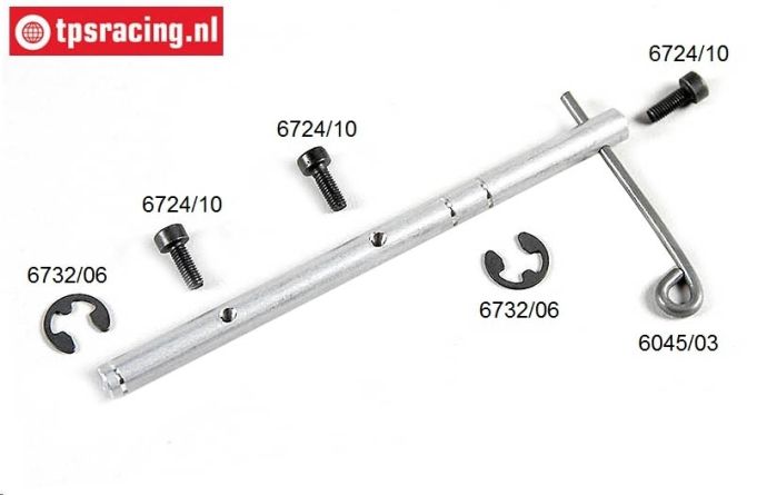FG6045/01 Alu-Bremswelle mit hebel '97, Set
