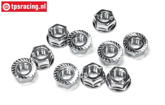 FG6115 Stahl Mutter selbstsichernd M8R, 10 st.