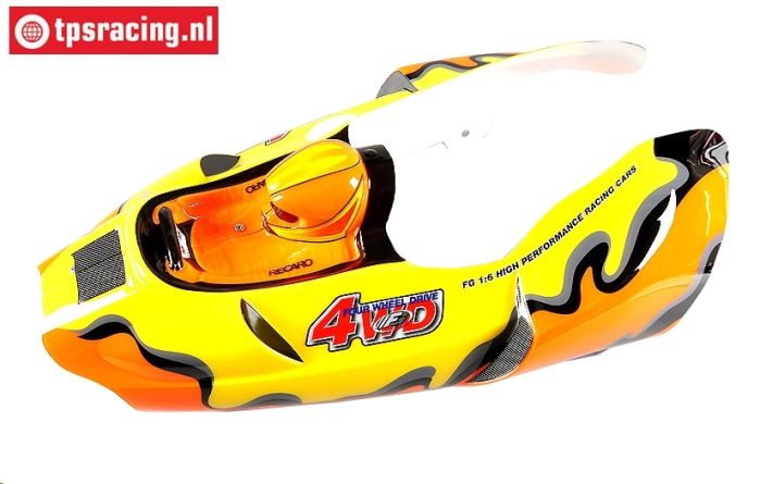 FG62140/01 Karosserie Baja Buggy WB535 Gelb, Set