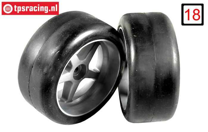 FG6416/09 1/6 Slicks M1 geklebt Ø145-B60 mm, 2 st.