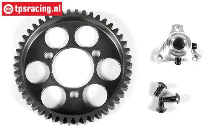 FG6491 Stahl Zahnrad 44Z und Mitnehmer Ø10-B10, set