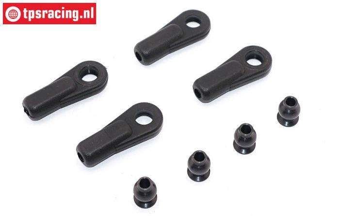 FG66244/05 Kugelgelenk mit kugel Ø3-Ø7, Set