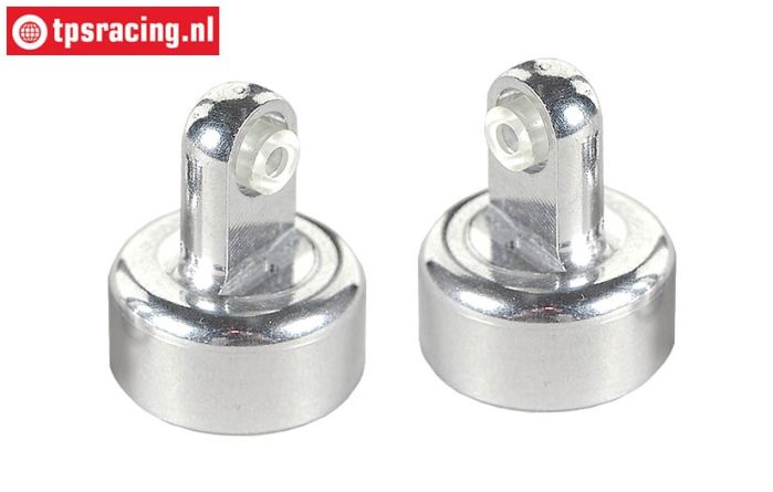 FG66292/02 Alu-Stoßd. verschluss Ø8-Ø20 mm, 2 St.