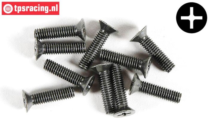 FG6718/14 Senkkopf schraube Kreuz M4-L14 mm, 10 st.