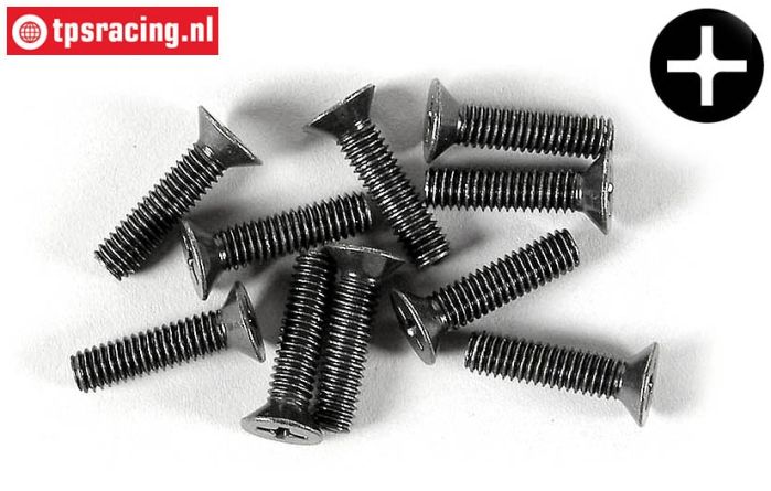 FG6718/16 Senkkopf schraube Kreuz M4-L16 mm, 10 st.