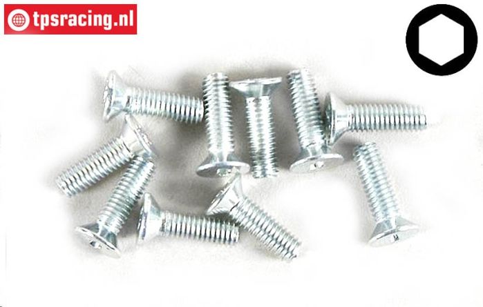 FG6719/10 Senkkopf schraube M3-L10 mm, 10 st.