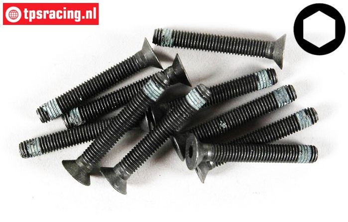 FG6722/36 Senkkopf schraube M5-L35 mm Loctite, 10 st.