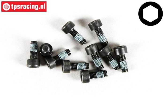 FG6724/09 Zylinderkopf schraube M3-L9 mm Loctite, 10 st.