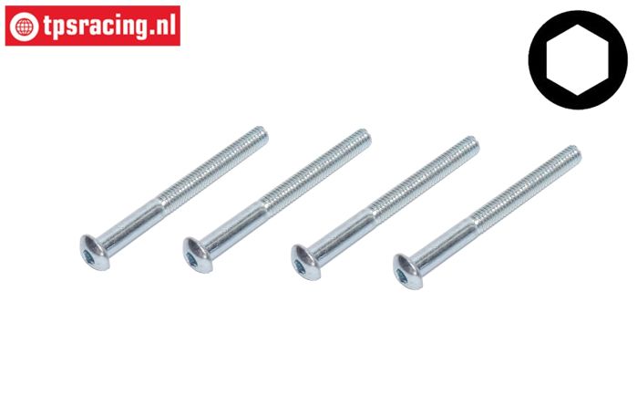 FG6724/30 Linsenkopf schraube M3-L30 mm, 4 st.