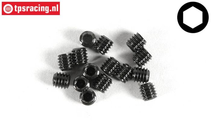 FG6729/04 Madeschrauben M4-L4 mm, 15 st.