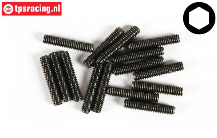 FG6729/20 Gewindestange M4-L20 mm, 15 st.