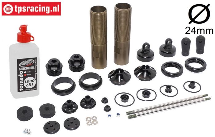 FG67320 Alu-Stoßdämpfer Ø24-L210 mm, set