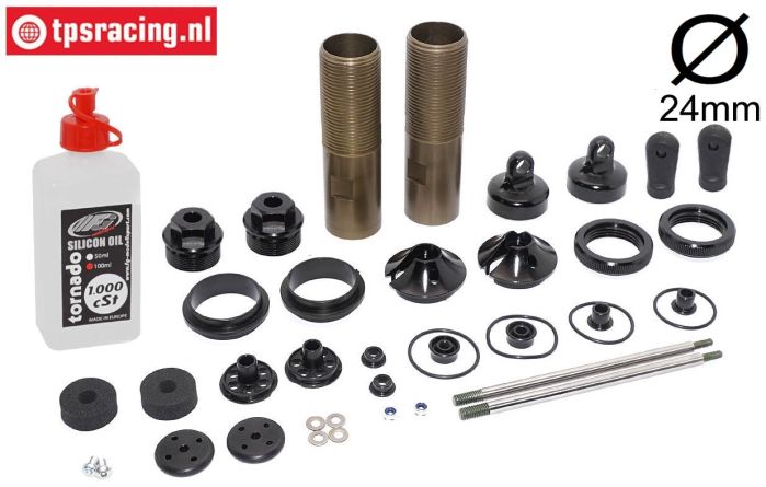 FG67330 Alu-Stoßdämpfer Ø24-L170 mm, set