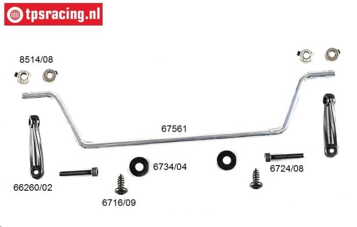 FG67560 Stabilisator Hinten 4WD Sports-Line Ø4,0 mm, Set