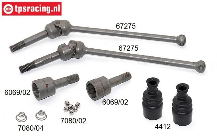 FG68431 Kreuzgelenk vorne 1/6 M8 4WD, Set