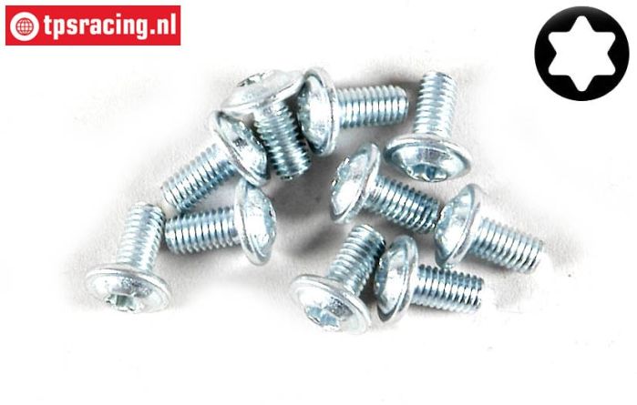 FG6917/06 Torx Linsenkopf schraube M3-L6 mm, 10 St.