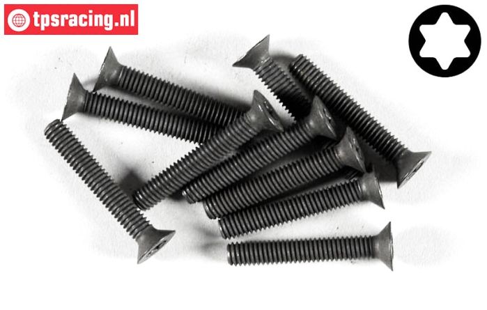 FG6920/25 Torx Senkkopf schraube M4-L25 mm, 10 St.