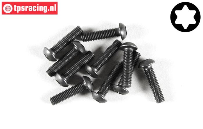 FG6924/10 Torx Linsenkopf schraube M3-L10 mm, 10 St.