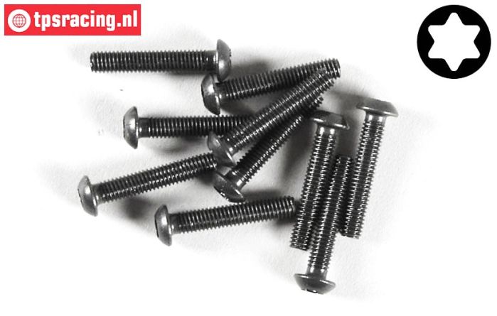 FG6924/18 Torx Linsenkopf schraube M3-L18 mm, 10 St.