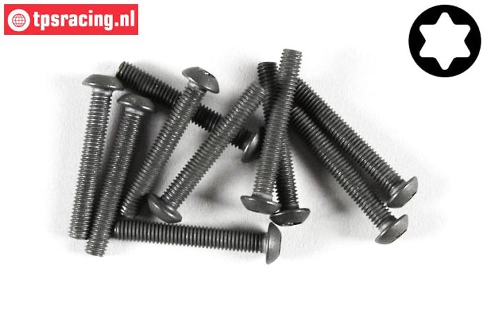 FG6924/2 Torx Linsenkopf schraube M3-L20 mm, 10 St.