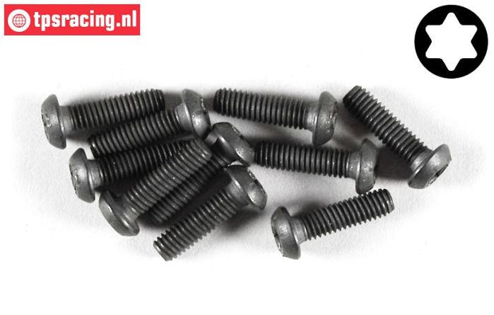 FG6925/12 Torx Linsenkopf schraube M4-L12 mm, 10 St.