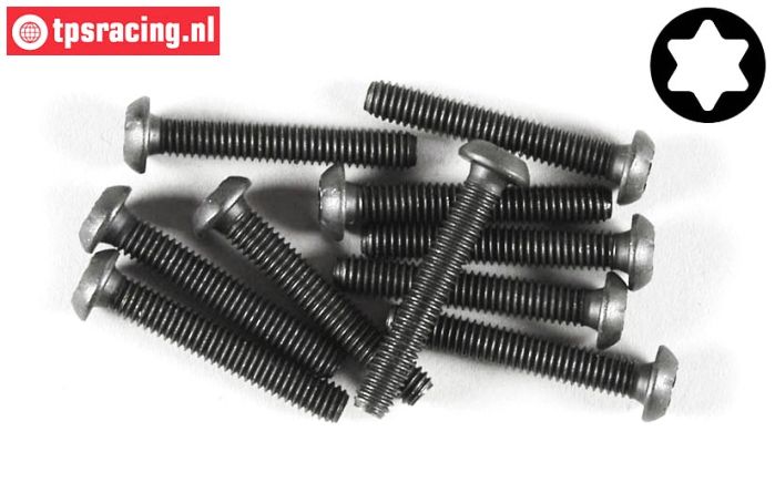 FG6925/25 Torx Linsenkopf schraube M4-L25 mm, 10 St.