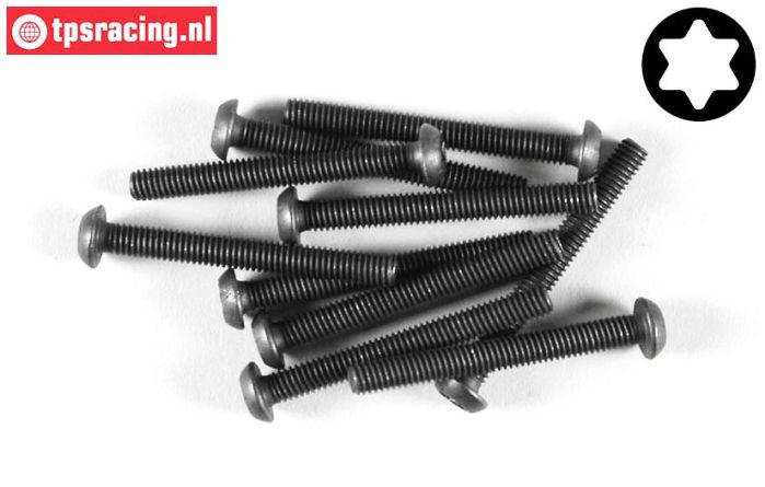 FG6925/35 Torx Linsenkopf schraube M4-L35 mm, 10 St.