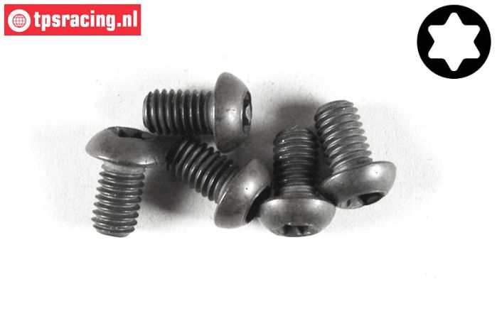 FG6927/10 Torx Linsenkopf schraube M6-L10 mm, 5 St.